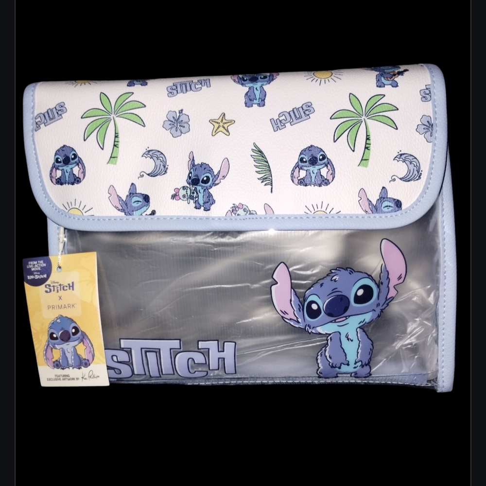 Official Disney Primark Stitch Organizer/Makeup Case